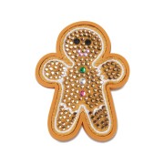 Crocs™ Jibbitz Beaded Gingerbread Cookie 