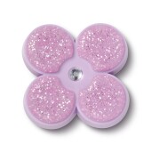 Crocs™ Jibbitz Tiny Purple Glitter Flower 