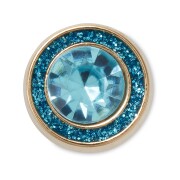 Crocs™ Jibbitz Circle Blue Gem 