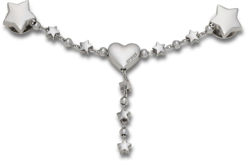 Crocs™ Jibbitz Silver Star and Heart Chain 
